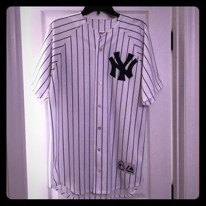 Cute men’s baseball jersey/button up top